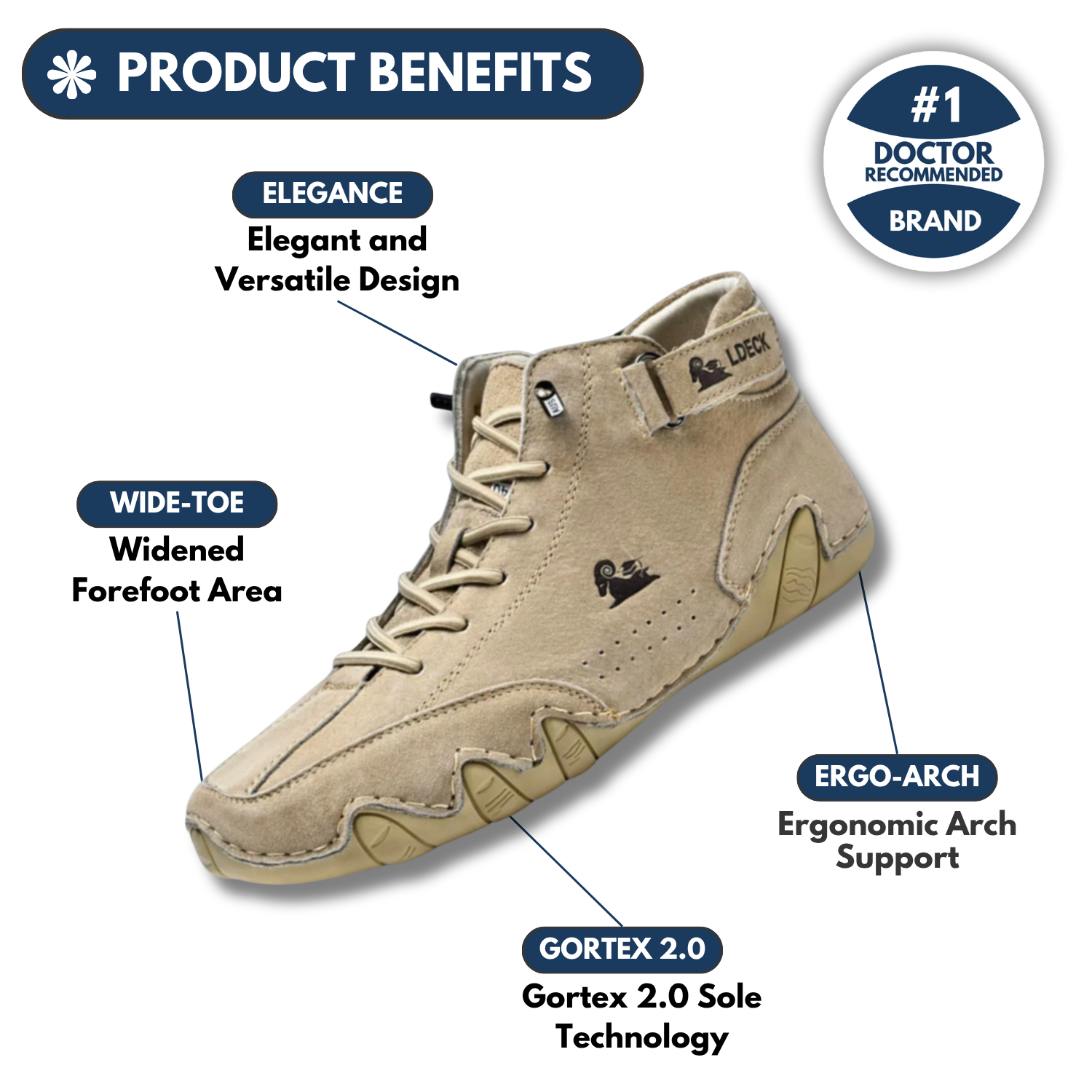 HealStep™ PRO | Ultra-Comfort Wide-Fit Orthopaedic Shoes