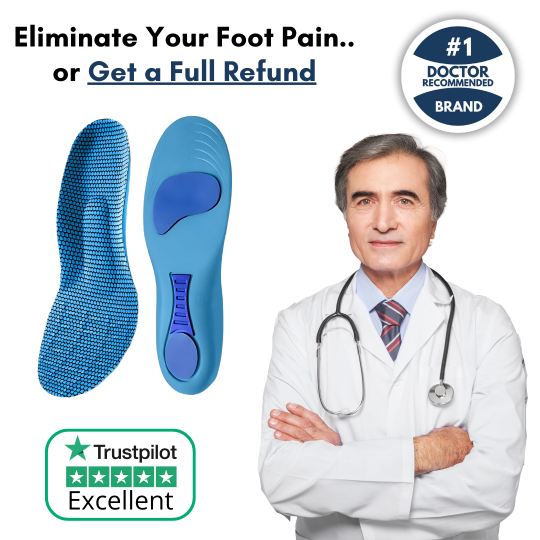 HEALIX | OrthoFlex PRO Insoles: Adjustable Size for Pain-Free Relief