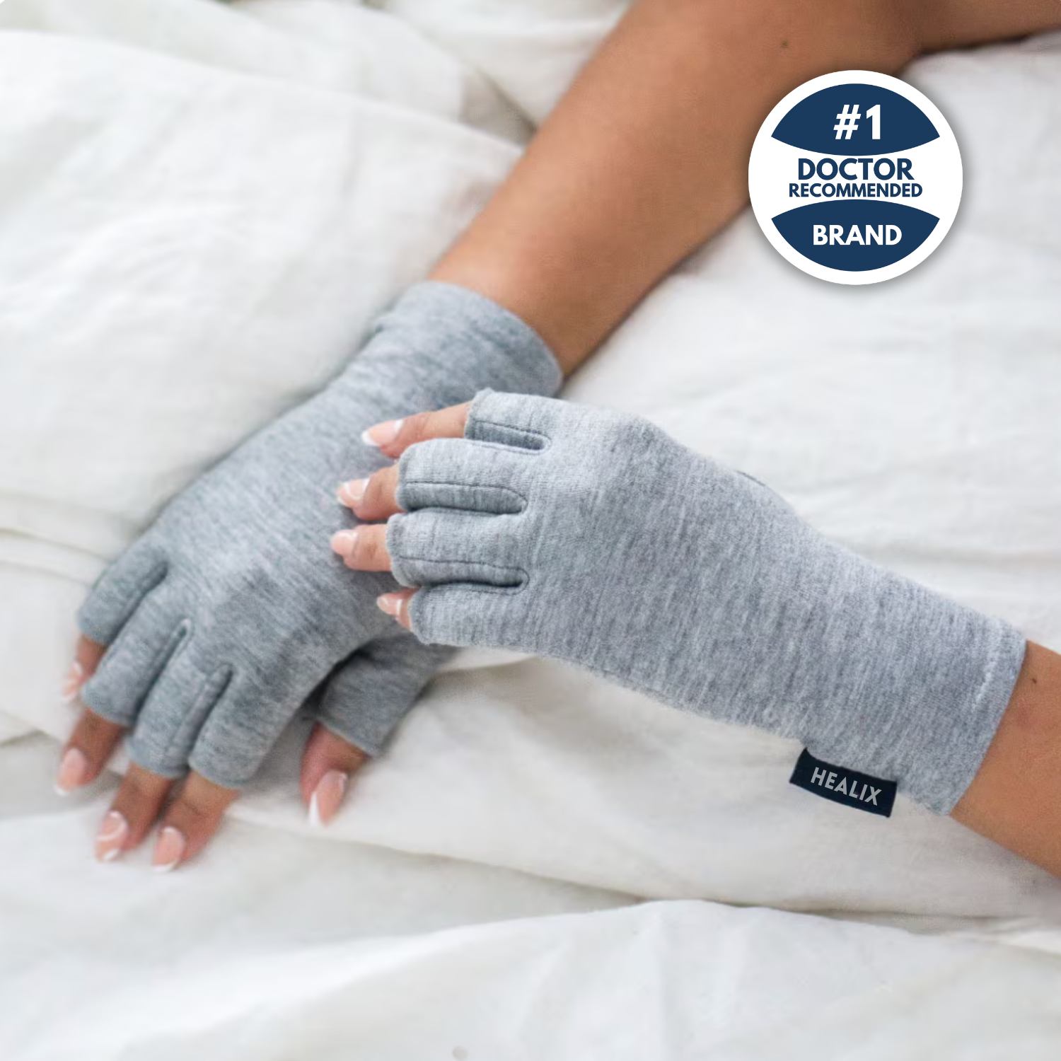 HEALIX | Premium Bamboo Gloves - Easy Hand Pain Relief in Minutes